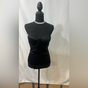 Flexees Black Strapless Shapewear Top